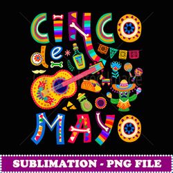 happy cinco de mayo for mexican fiesta costume - digital sublimation download file