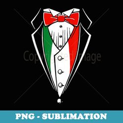 latino pride mexican flag tuxedo - unique sublimation png download