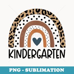 kindergarten rainbow teacher welcome back to school teacher - retro png sublimation digital download