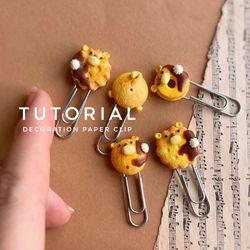 tutorial - delicious decorative paper clip