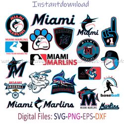 miami marlins logo svg, marlins png, miami marlins logo transparent, cricut, instantdownload png, nfl logo, logo teaams