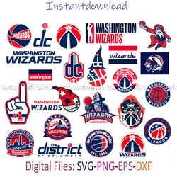 washington wizards logo svg, wizards logo png, wizards nba logo, dc wizards logo, png, dxf, cricut, instantdownload
