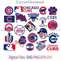 chicago cubs logo svg, cubs png, chicago cubs logo vector, chicago cubs png, instantdownloads, file for cricut, eps, dxf