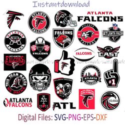 atlanta falcons logo svg, atlanta falcons png, falcons football logo, falcons logo, cricut file, instantdownload, png