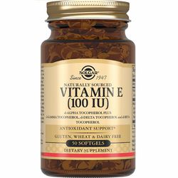 solgar vitamin e "vitamin e 100me" capsules 50