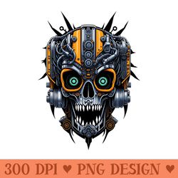 mecha skull s01 d41 - transparent png