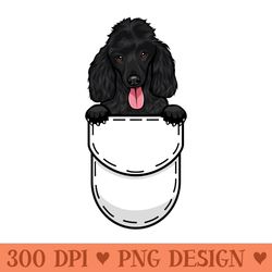 poodle pocket dog - png file download