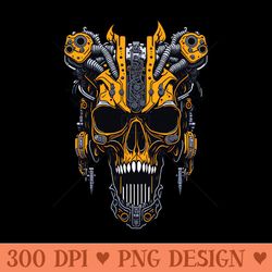 mecha skull s03 d51 - high-quality png download