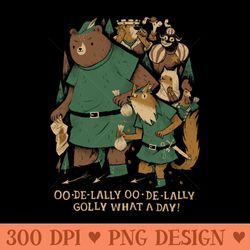 robin hood - sublimation png designs