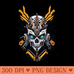 mecha skull s01 d56 - png graphics