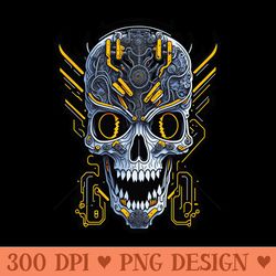 mecha skull s01 d39 - png clipart