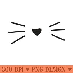 cat whiskers - png download collection