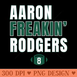 aaron freakin rodgers ny jets number - sublimation png