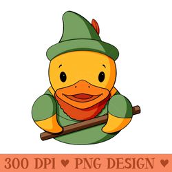 little john rubber duck - digital png graphics