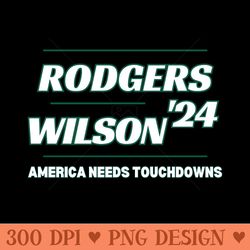 ny jets rodgers wilson - png image downloads