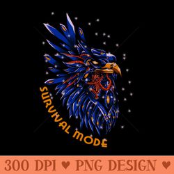 survival mode - digital png graphics