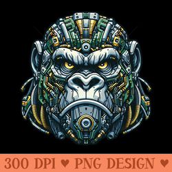 mecha apes s01 d100 - png design downloads