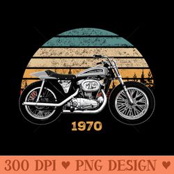 1970 harley-davidson xr750 vintage motorcycle design - high-quality png download
