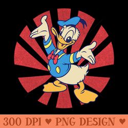 donald duck retro japanese - png graphics