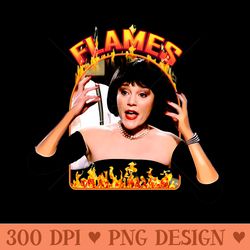 flames on the side of my face! - png graphics