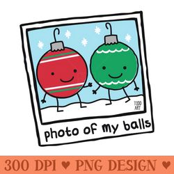 photo of my balls - png downloadable art