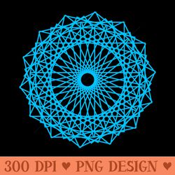 modern circular geometric pattern - png downloadable art