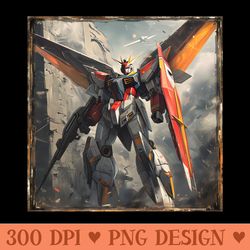 winged warriors gundam wing, mecha epic, and animemanga legacy unleashed - png design downloads