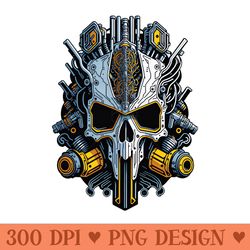 mecha skull s01 d21 - png download pack