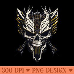 mecha skull s02 d34 - png download collection