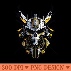 mecha skull s01 d03 - download png graphics