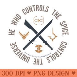 who controls the spice - sublimation png designs