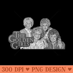 the golden girls classic mosaic - png clipart