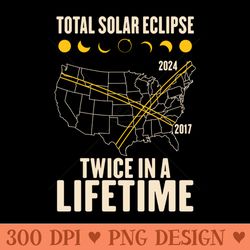 twice in a lifetime solar eclipse - png downloadable resources