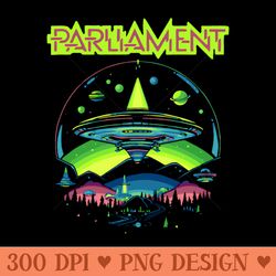 parliament funkadelic retro mothership ufo rock funk throwback -