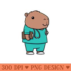 capybara nurse boy - png image downloads