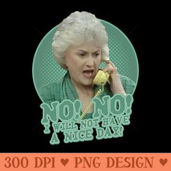 dorothy no no i will not have a naice day - free png downloads
