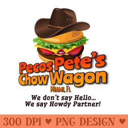 pecos pete's chow wagon - png design downloads