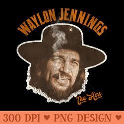 big head hoss waylon jennings tribute - download png graphics