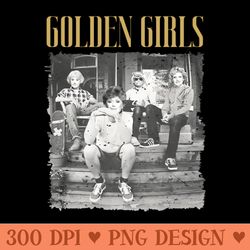 best friends golden girls - png artwork