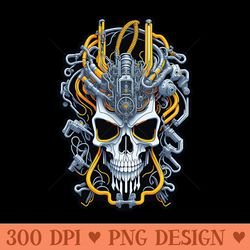 mecha skull s03 d83 - png artwork