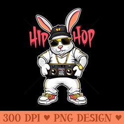 hip hop easter bunny light graffiti by gnarly - png download website