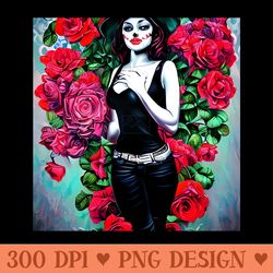 rose girl - png graphics