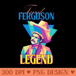 turd ferguson legend - png artwork