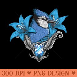 the bluejay - png illustrations