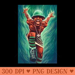 andre 3000 green - sublimation png