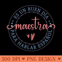 maestra - spanish teacher latina - bilingual teacher - high-quality png download