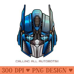 calling all autobots artwork - vector png download