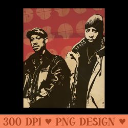 gang starr retro poster hiphop - digital png download