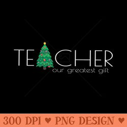 christmas teacher t-shirt! - download png graphics