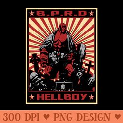 hellboy - propaganda poster - png designs